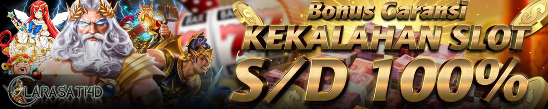 BONUS KEKALAHAN SLOT 100%